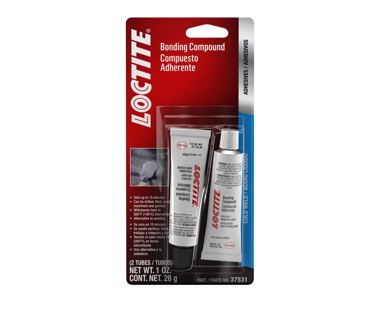LOCTITE Ea 9153 Locweld Epoxy Bonding Compound, 2Oz Tube (Case Of 12